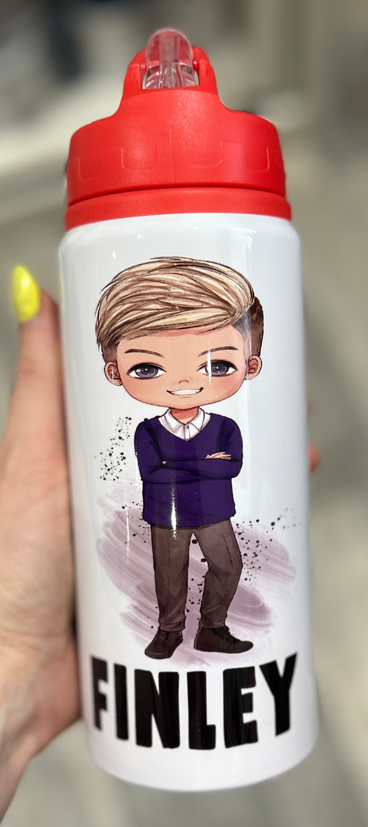 Personalised Boys School Water Bottle First Day of School Back to School Gift for Her Son Nephew Grandson