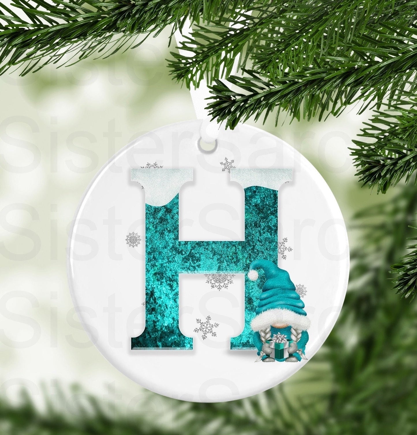 Kids Christmas Gonk Girls Personalised Christmas Bauble Gift Present Keepsake Novelty Bauble Tree Xmas Mum Girlfriend Daughter Granddaughter