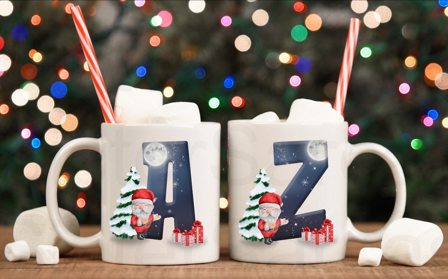 Personalised Kids Santa Christmas Mug Cup Daughter Keepsake Gift Present Stocking Filler Stuffers Christmas Eve Box Christmas Gift Box
