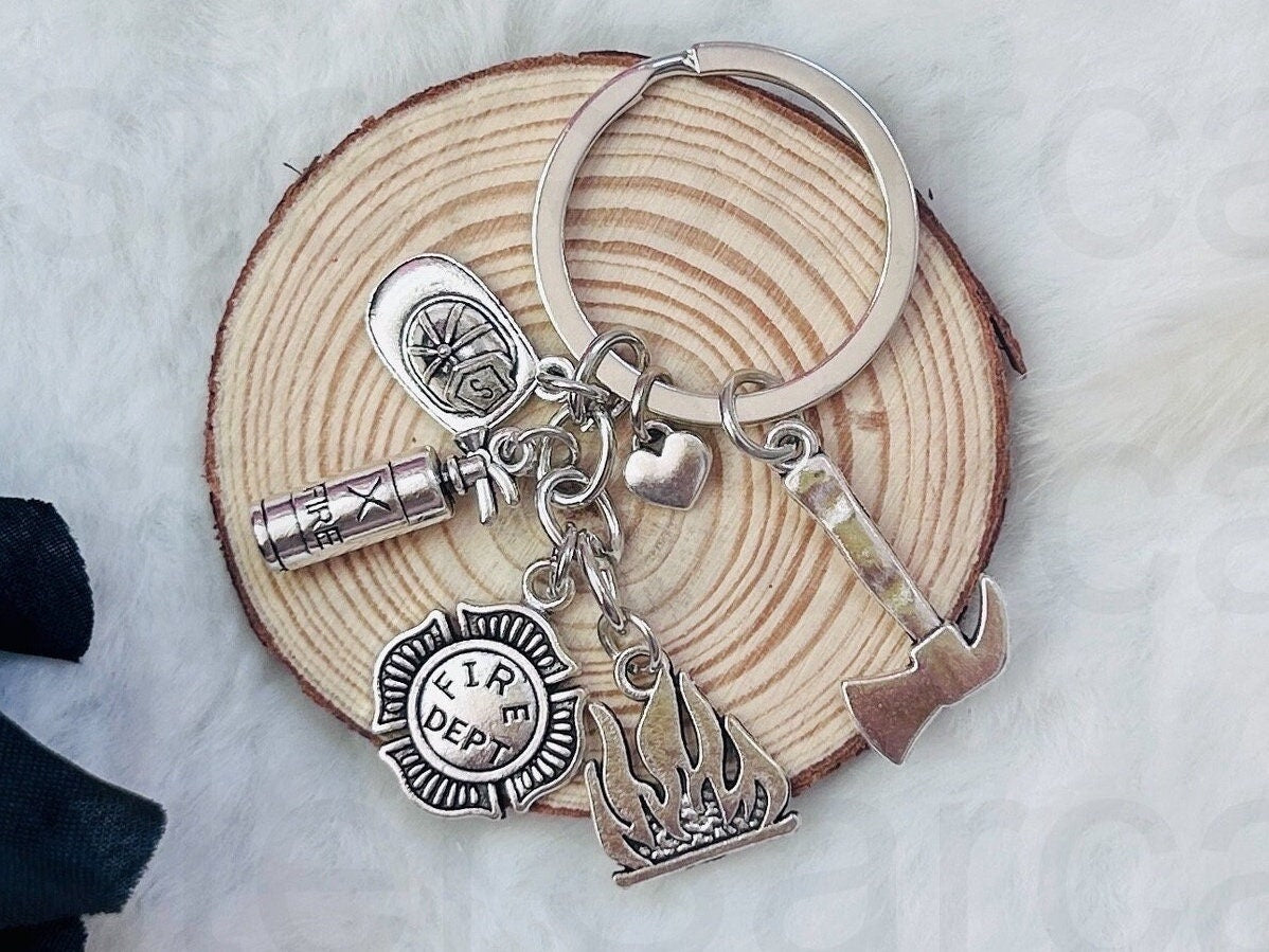 Firefighter Gift | Novelty Keychain | Birthday Gift | Christmas Present | Fireman Firewoman | Gift For Him | Gift For Her |