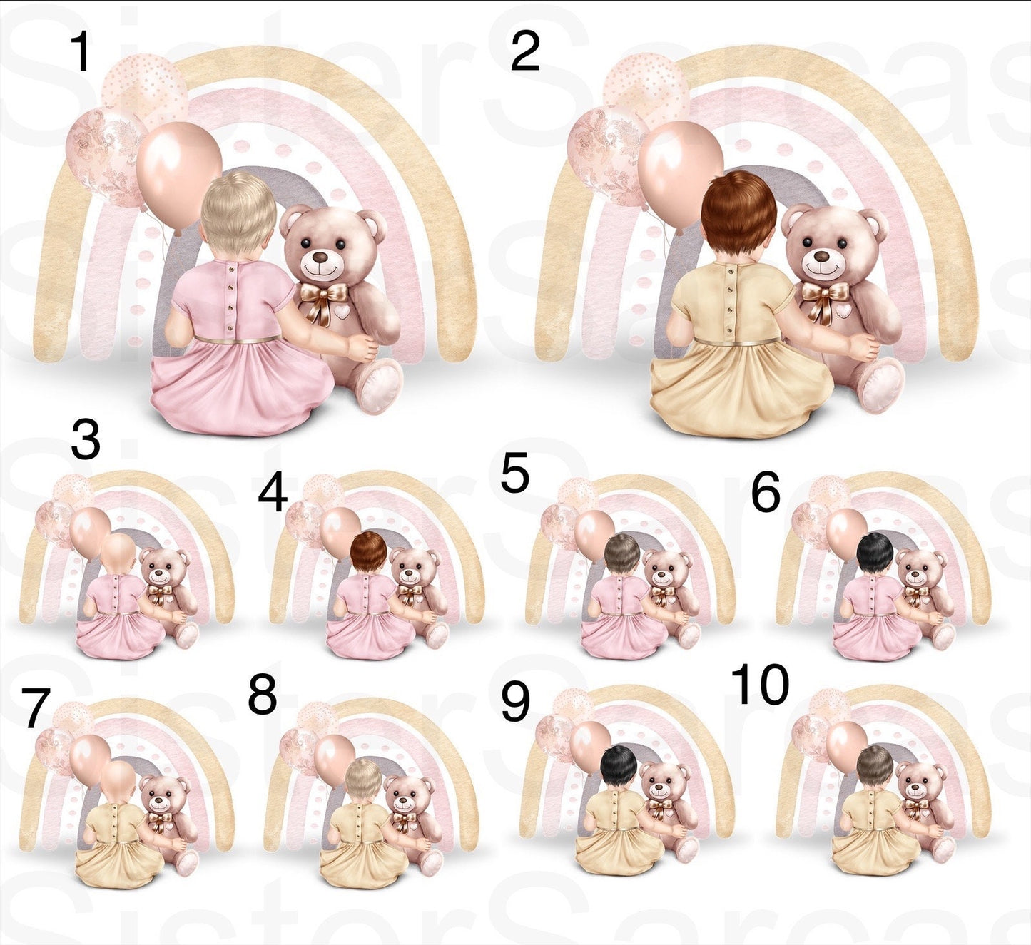 Baby Girls 1st First Birthday Personalised Plaque Keepsake Gift Bauble Niece Granddaughter Goddaughter Daughter 2nd Birthday 3rd Birthday