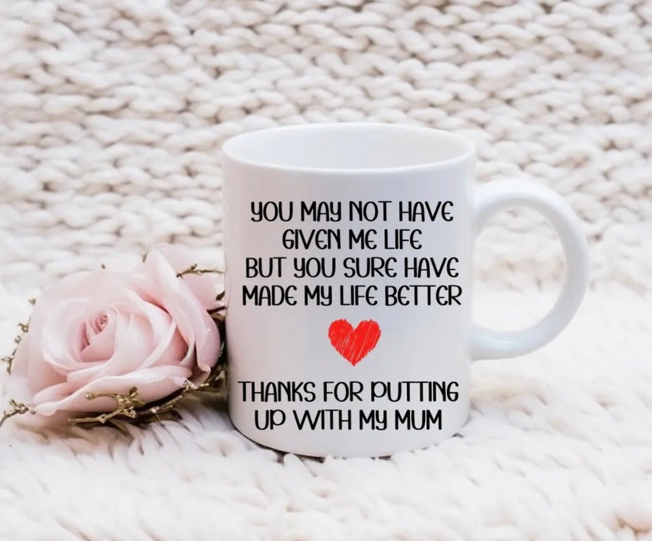 Step Dad Personalised White Mug Novelty Gift Present Step-Dad Gift Birthday Christmas Father’s Day