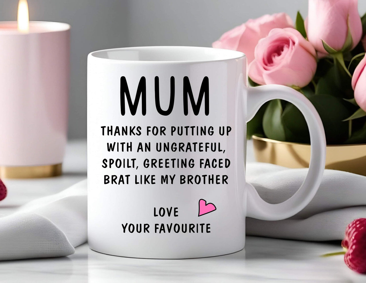 Personalised Gift For Mum Mam For Mother’s Day Funny Gift Mug Cup Birthday Gift Christmas Present Keepsake Present Coffee Mug