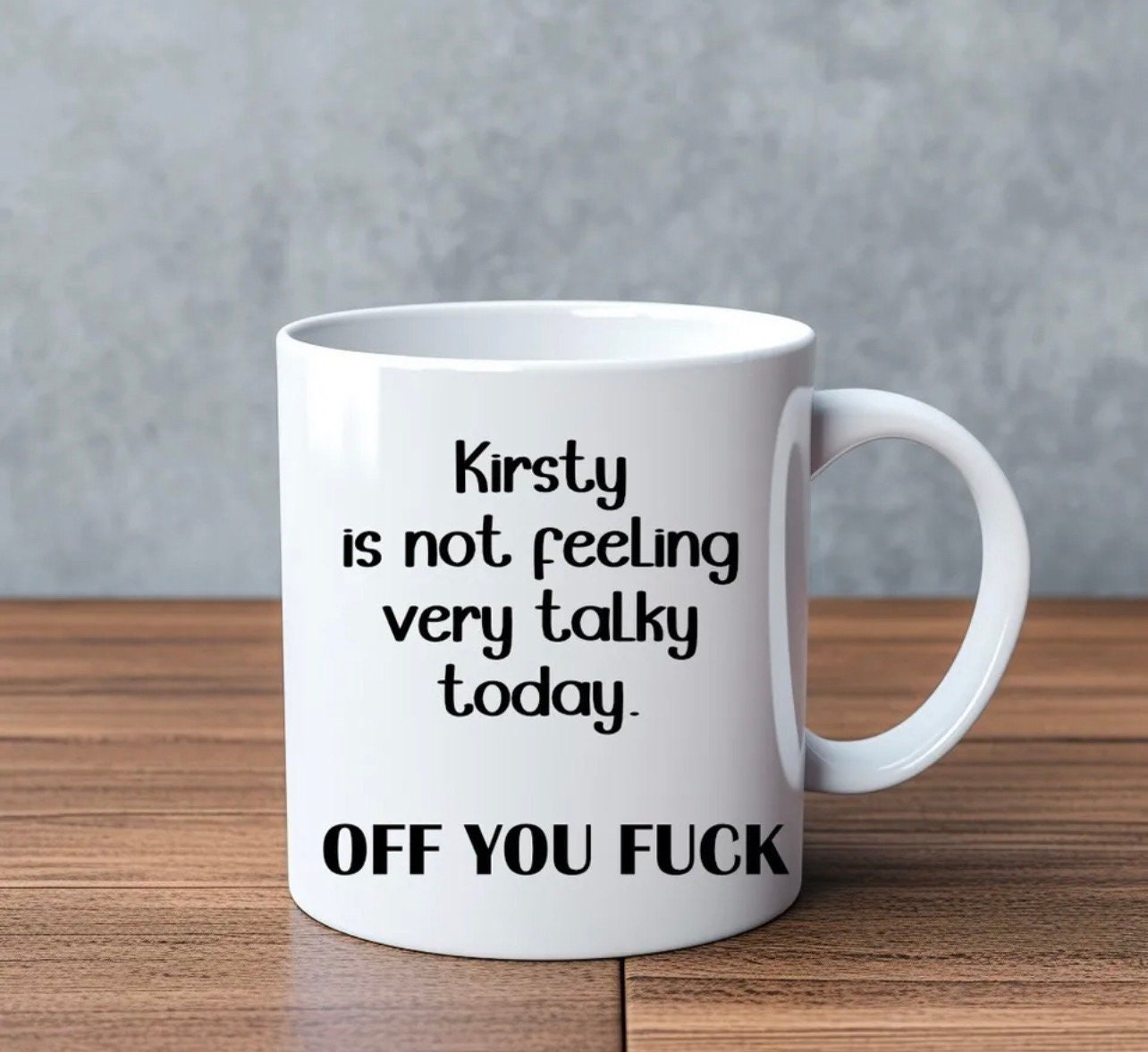 Not Feeling Very Talky… Novelty Mug Perfect Gift For Birthday Christmas Boyfriend Girlfriend Wife Husband