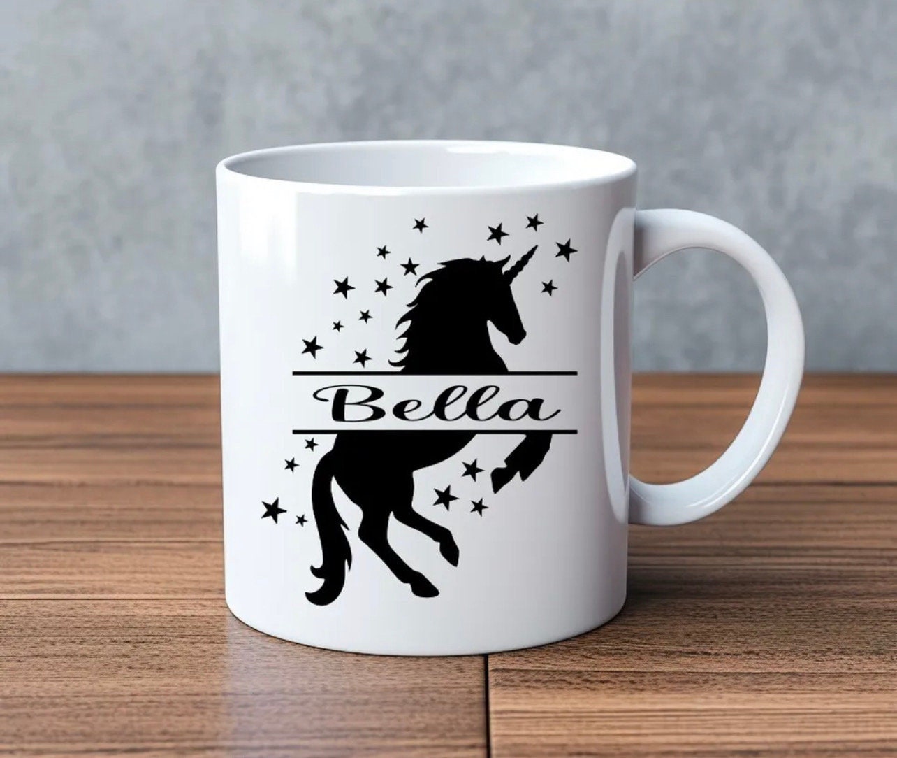 Unicorn Name Monogram… Novelty Mug Perfect Gift For Birthday Christmas Boyfriend Girlfriend Wife Husband Mum Dad
