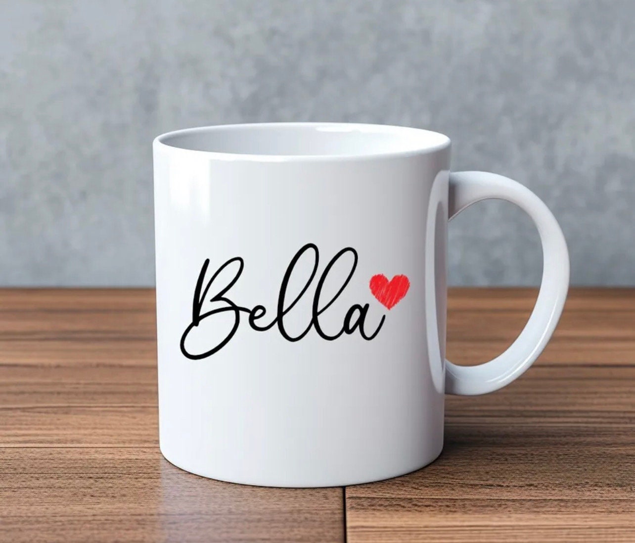 Personalised Name Loveheart… Novelty Mug Perfect Gift For Birthday Christmas Boyfriend Girlfriend Wife Husband Mum Dad