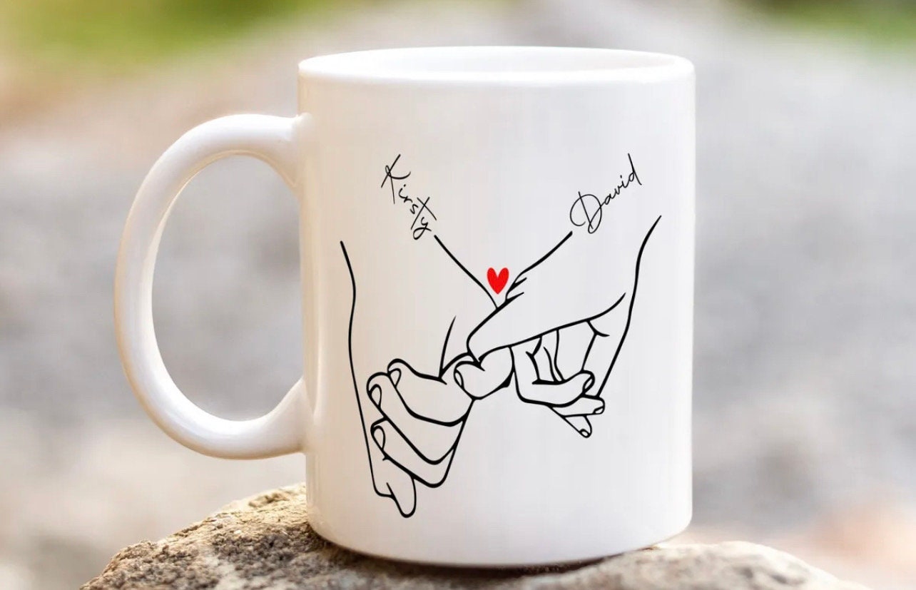 Personalised Love White Mug Girlfriend Boyfriend Wife Husband Christmas Present Birthday Gift Valentine’s Day