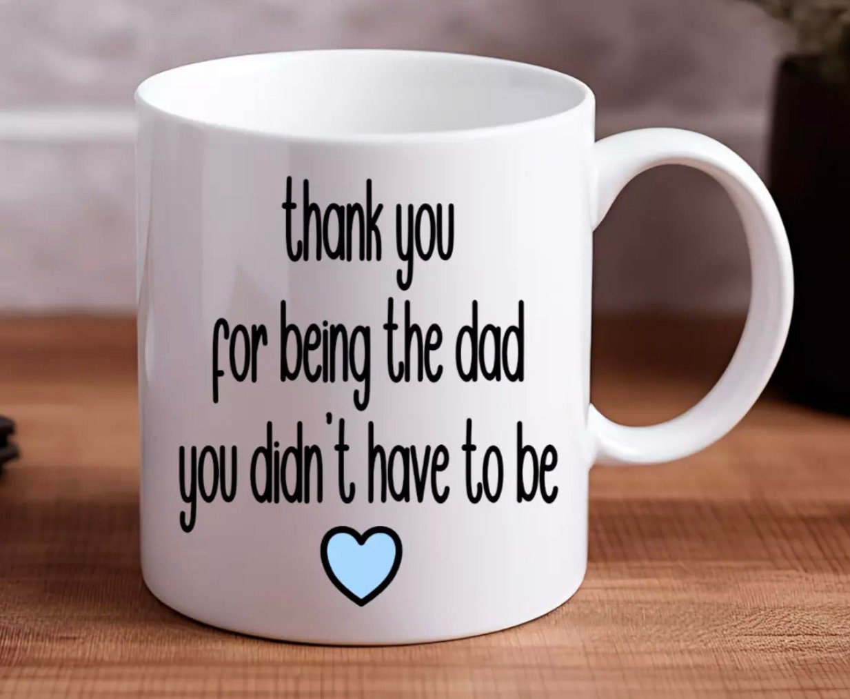 Thank You Dad Personalised Mug | Father’s Day Christmas Birthday | Gift For Him Funny Present Secret Santa | Personalised Gift For Dad