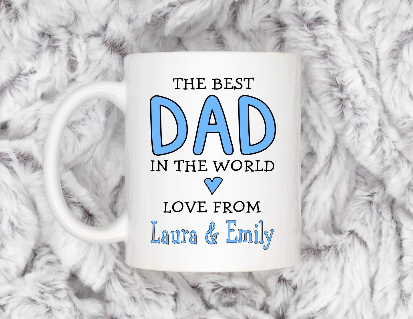 Dad personalised gift for Father’s Day, funny mug cup, birthday present, Christmas gift, gift from daughter or son, personalised gift
