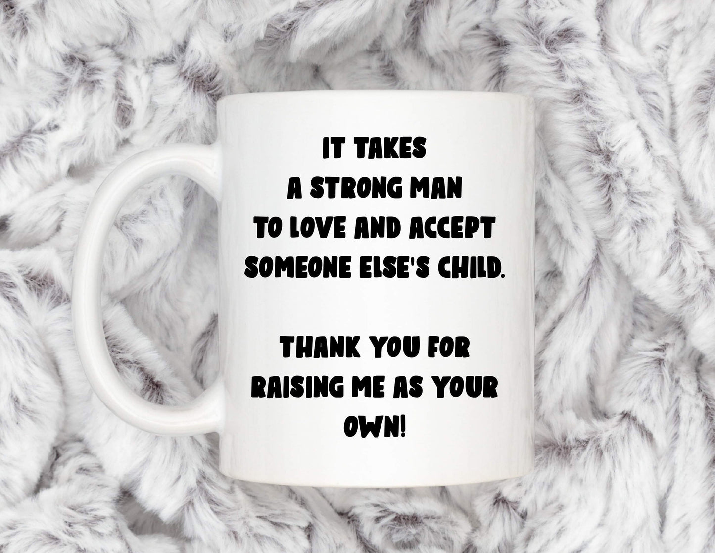 Bonus-Dad stepdad step-dad Father’s Day funny mug cup birthday present Christmas gift personalised gift