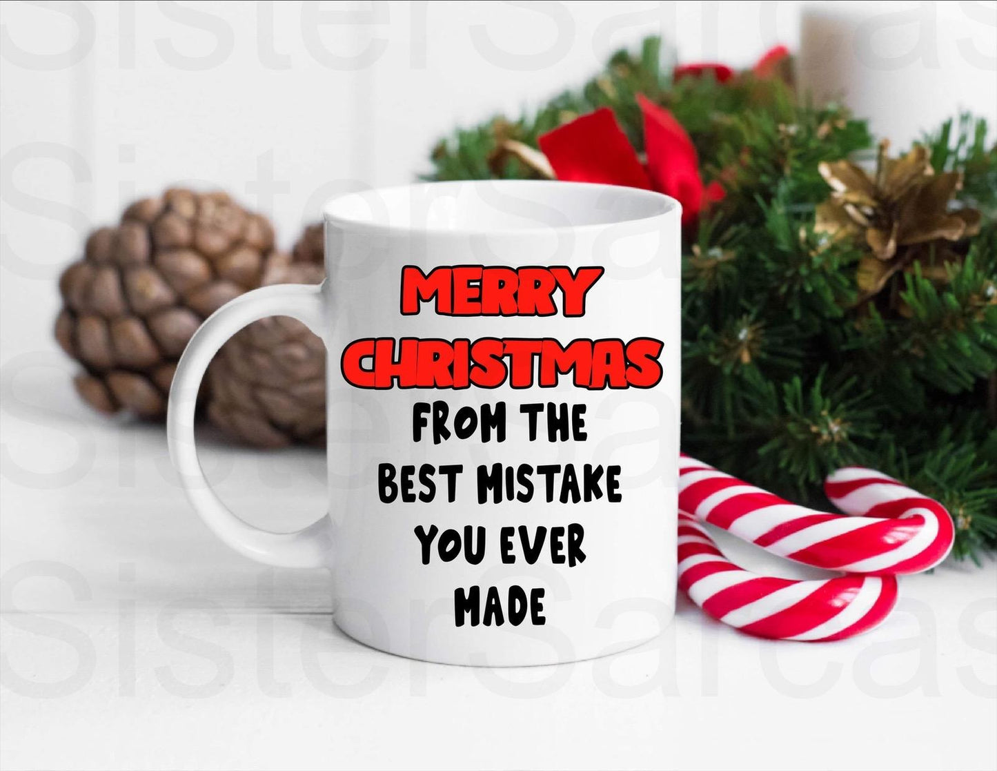 Funny Dad Mug from Best Mistake, Personalised Gift, Christmas Gift, Birthday Gift, Father’s Day, Best Dad Gift