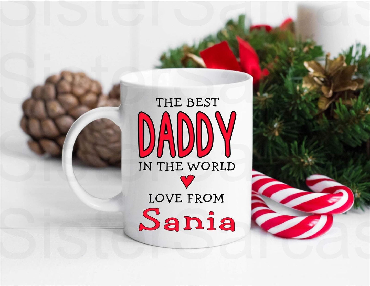 Best Daddy Mug, Personalised Gift, Christmas Gift, Birthday Gift, Father’s Day, Best Daddy Gift