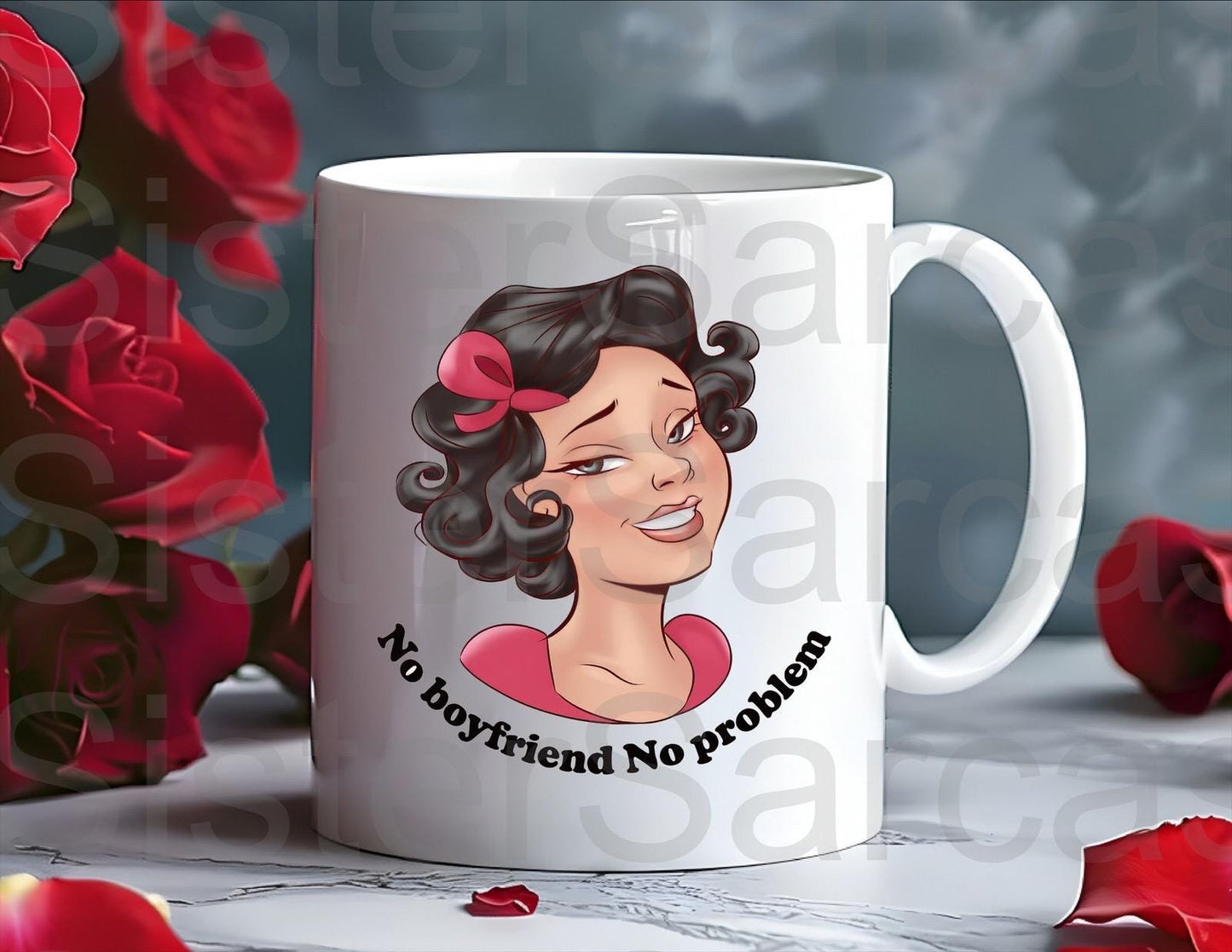 Personalised Mug - Galentines Gift - No Boyfriend No Problem - Bestie Gift - Galentine’s Day Gift - Valentine’s Day Gift - Funny Gift