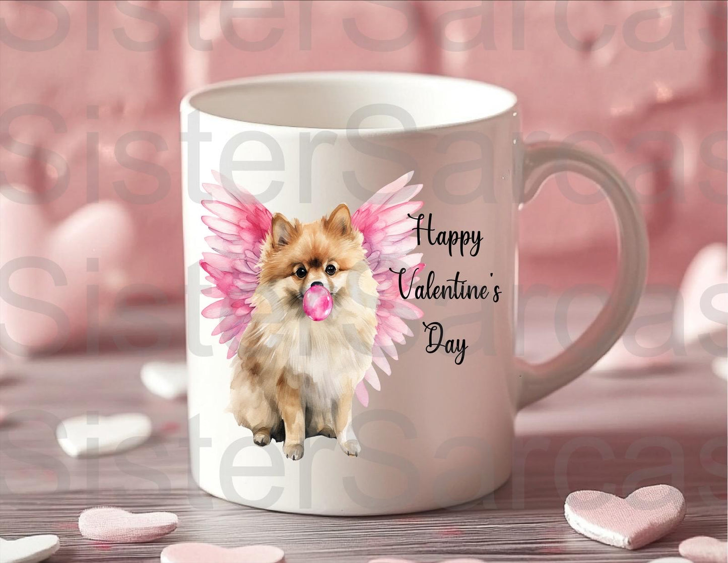 Personalised Mug - Valentines Gift - Pomeranian Dog - Dog Mum Gift - Dog Dad Gift - Gift From Dog - Valentine’s Day Gift - Funny Gift