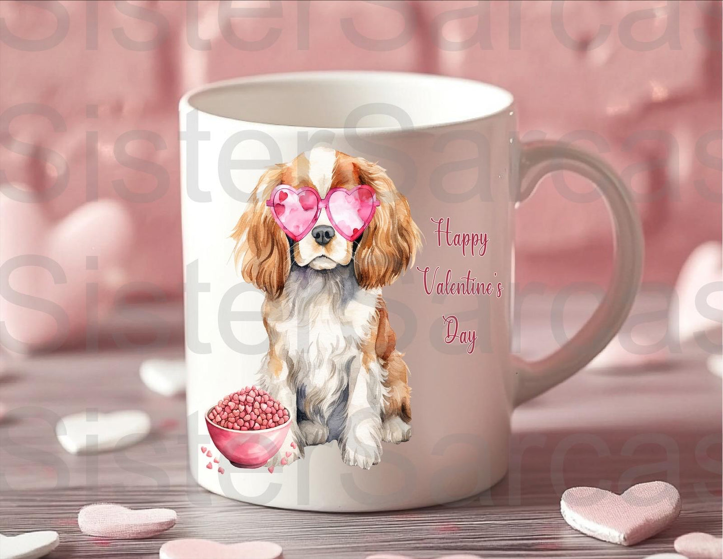 Personalised Mug - Valentines Gift - Cavalier Dog - Dog Mum Gift - Dog Dad Gift - Gift From Dog - Valentine’s Day Gift - Funny Gift