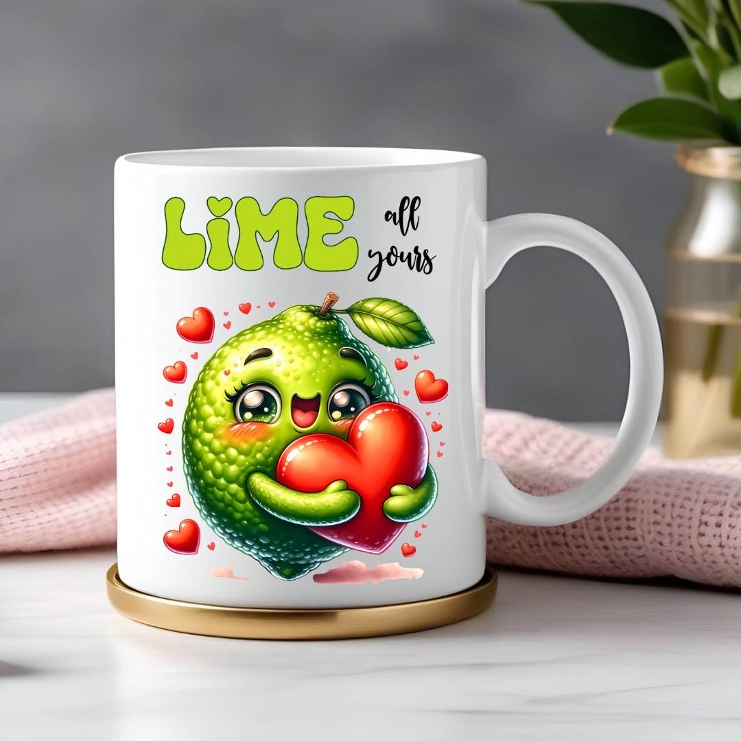 Lime All Yours - Relationship Gifts - Personalised Gift - Birthday Present - Valentines Gift - Novelty Mug - Funny Gift