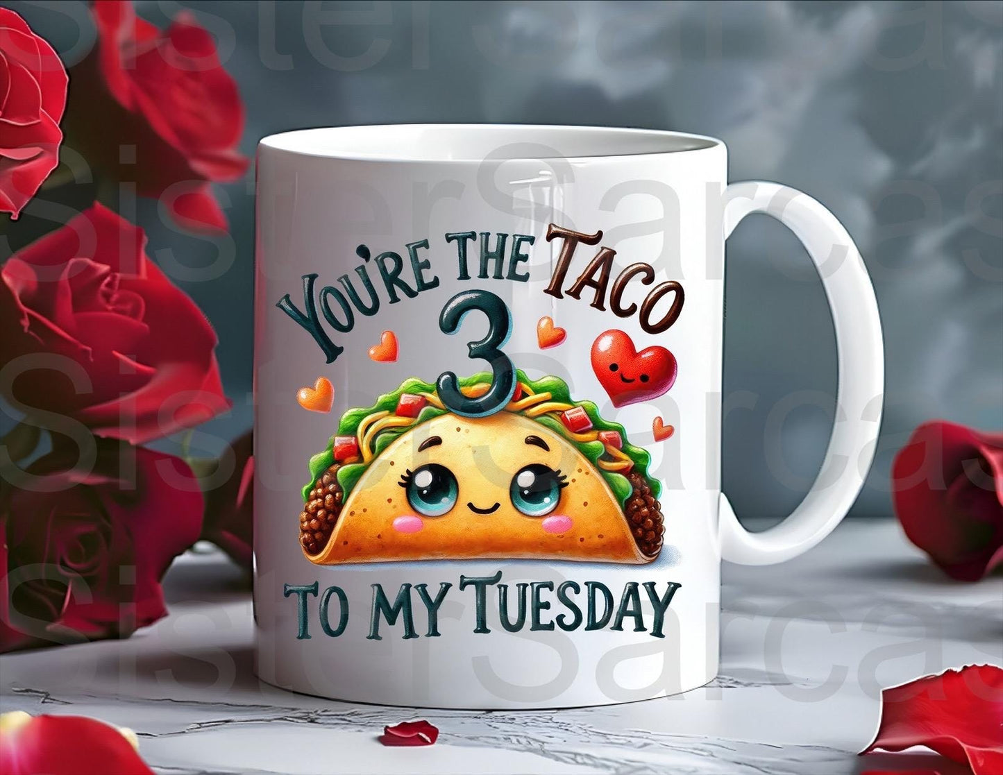 You’re The Taco To My Tuesday Mug - Relationship Gifts - Birthday Present - Valentines Gift - Novelty Mug - Funny Gift