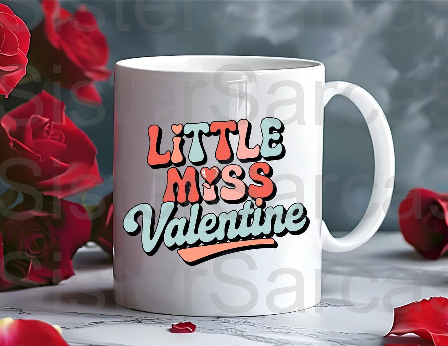 Personalised Mug - Galentines Gift - Little Miss Valentine - Bestie Gift - Galentine’s Day Gift - Valentine’s Day Gift - Funny Gift