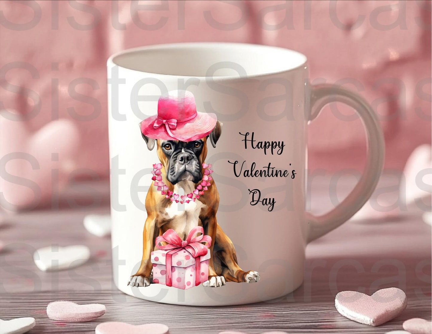 Personalised Mug - Valentines Gift - Boxer Dog - Dog Mum Gift - Dog Dad Gift - Gift From Dog - Valentine’s Day Gift - Funny Gift