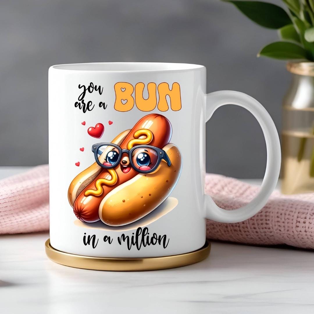 You Are A Bun In A Million - Relationship Gifts - Personalised Gift - Birthday Present - Valentines Gift - Novelty Mug - Funny Gift
