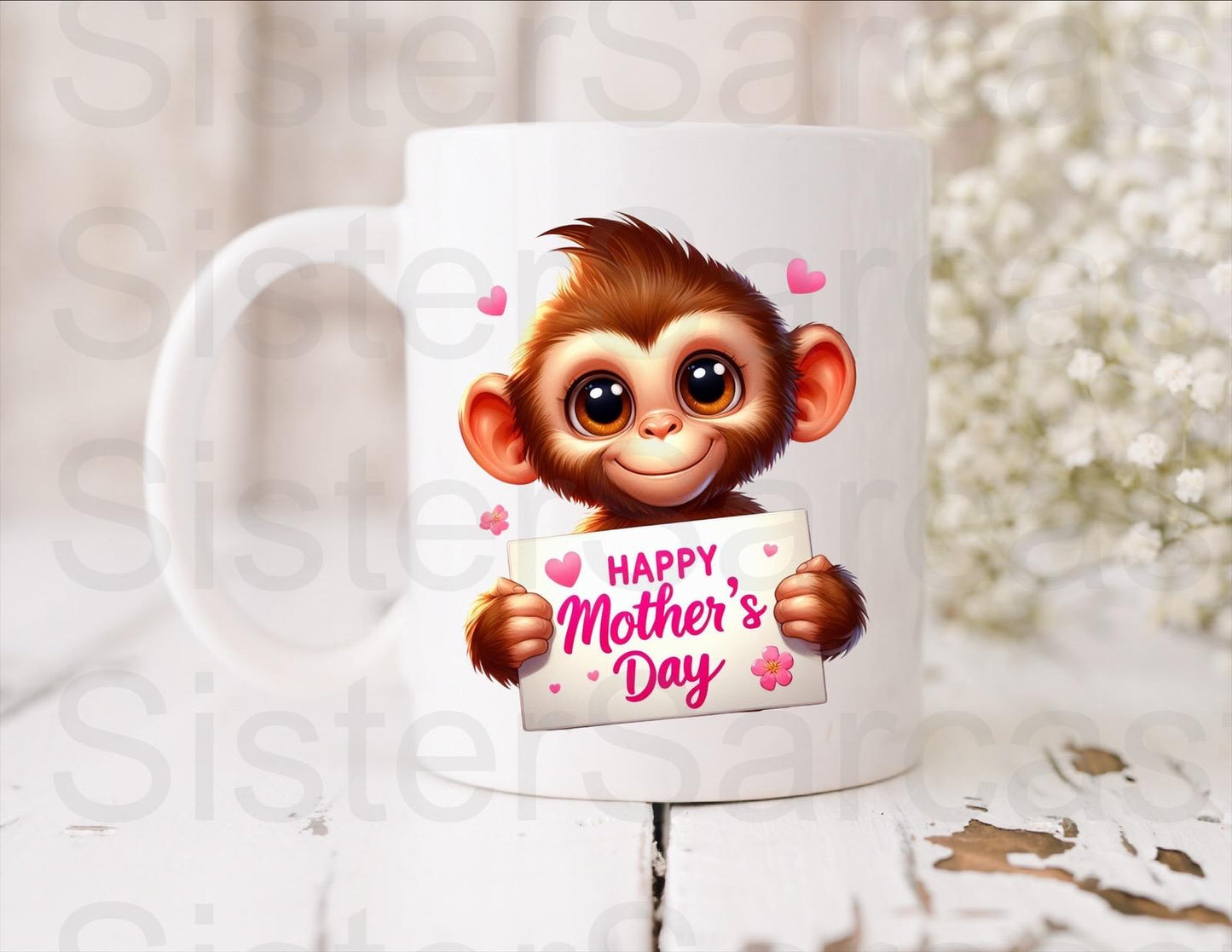 Mum Love From Your Little Monkey - Mother’s Day Gift - Funny Gift - Personalised Mug - Mum Gift - Gift For Mum - Mothers Day Gift