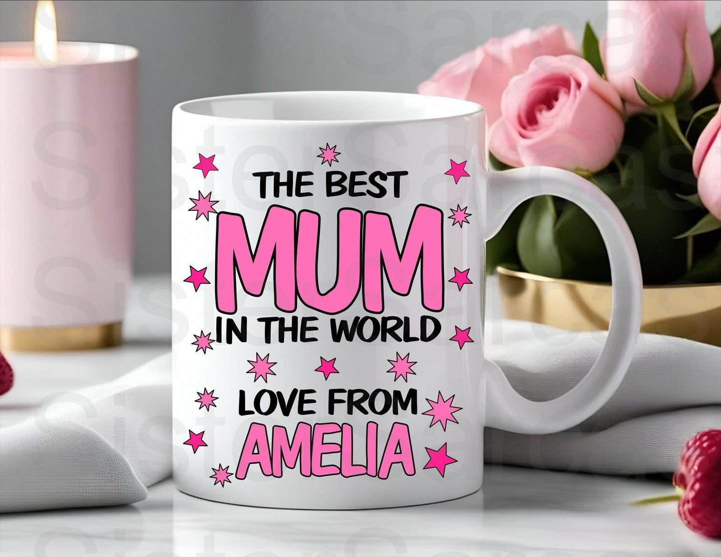 Best Mum In The World - Mother’s Day Gift - Personalised Mug - Mum Gift - Gift For Mum - Mothers Day Gift - Birthday Gift