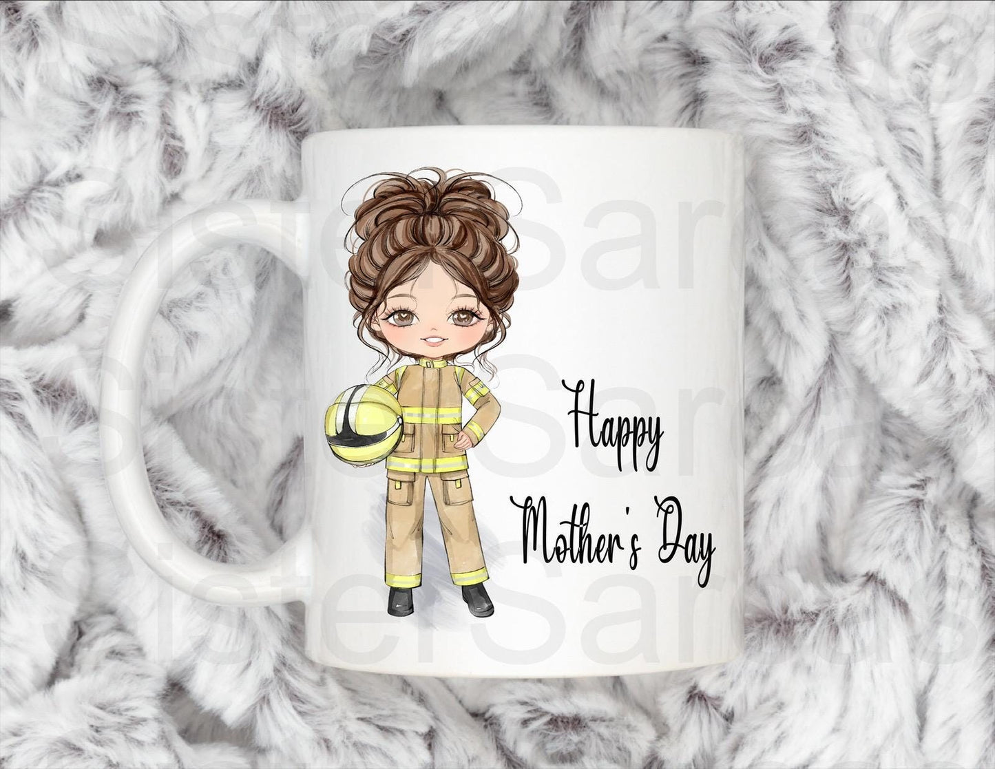 Firefighter Gift - Mother’s Day Gift - Funny Gift - Personalised Mug - Mum Gift - Gift For Firewoman - Mothers Day Gift - Firemen
