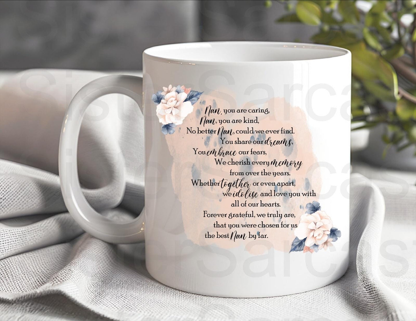 Happy Mother’s Day Nan - Nan Gift - Personalised Mug - Grandparents Gift - Gift For Nan - Mother’s Day Gift