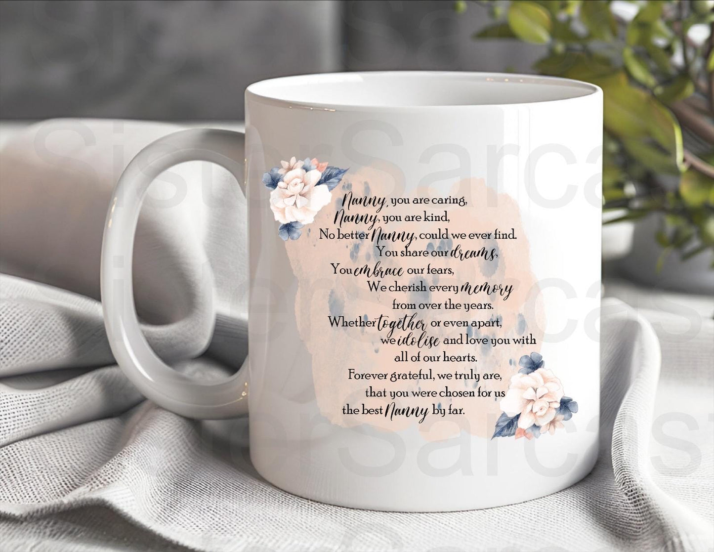 Happy Mother’s Day Nanny - Nanny Gift - Personalised Mug - Gift From Grandkids - Gift For Nanny - Mothers Day