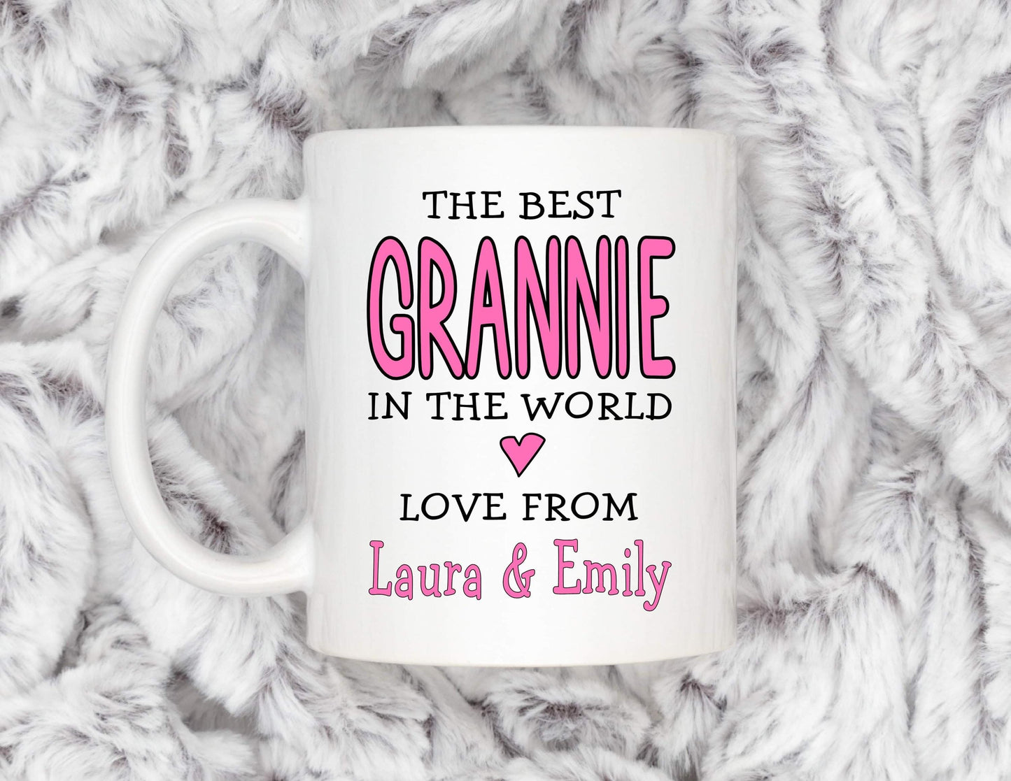 Best Grannie In The World - Personalised Mug - Mother’s Day Gift - Birthday Gift - Christmas Gift - Personalised Gift