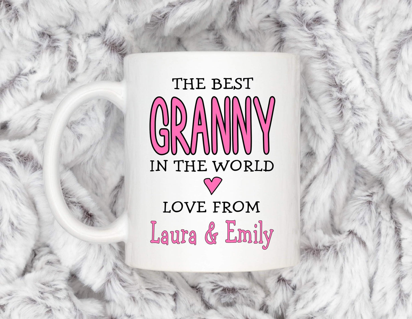 Best Granny In The World - Personalised Mug - Mother’s Day Gift - Birthday Gift - Christmas Gift - Personalised Gift