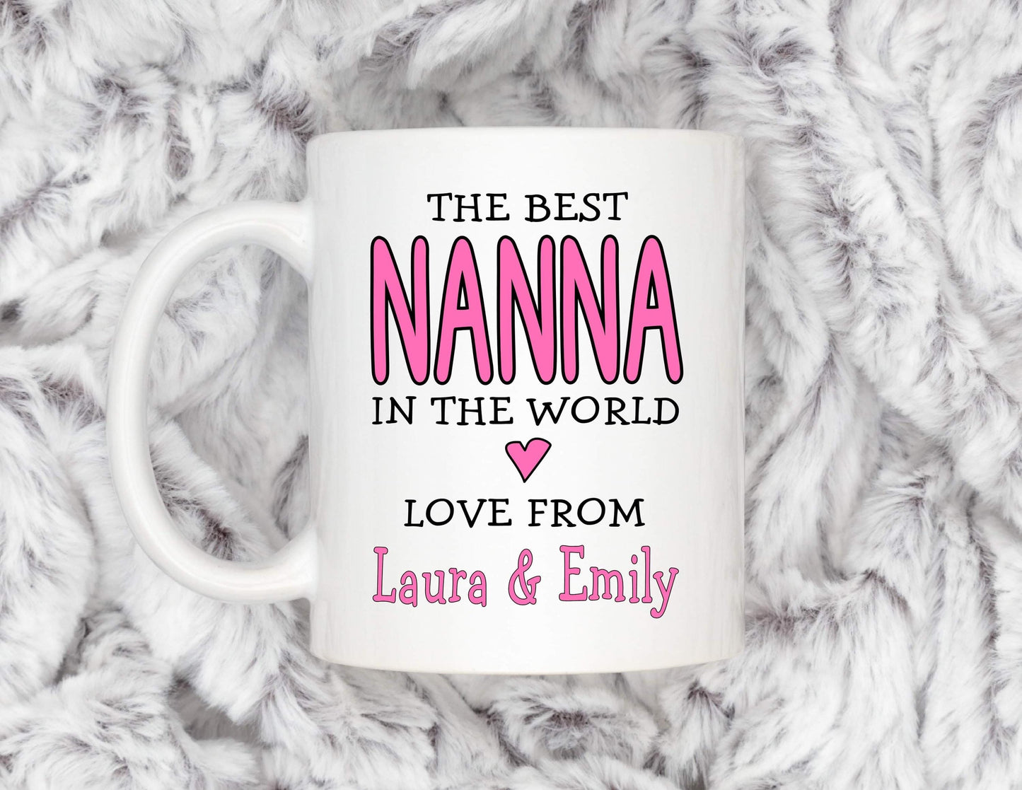 Best Nanna In The World - Personalised Mug - Mother’s Day Gift - Birthday Gift - Christmas Gift - Personalised Gift