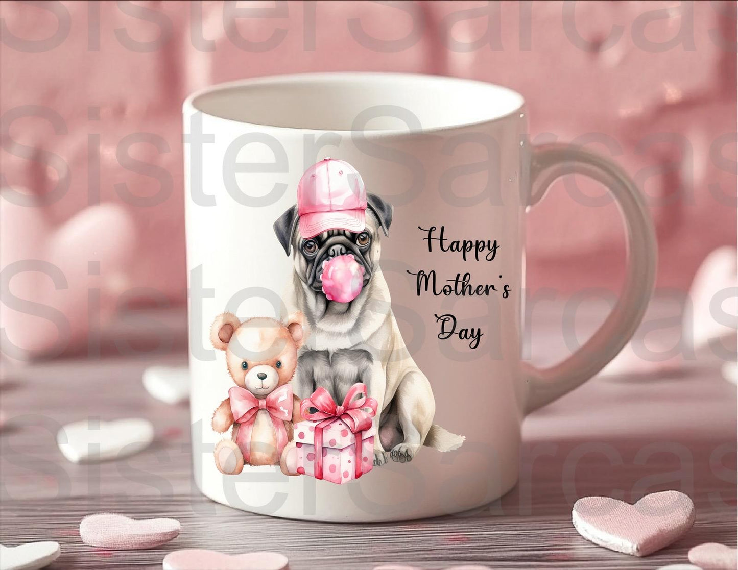 Personalised Mug - Mother’s Day Gift - Pug Dog - Dog Mum Gift - Gift From Dog - Mothers Day Gift - Funny Gift