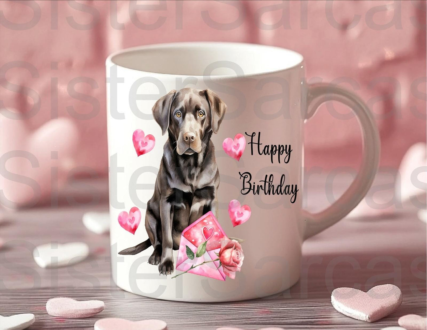 Personalised Mug - Birthday Gift - Labrador Dog - Dog Mum Gift - Gift From Dog - Birthday Gift For Mum - Funny Gift
