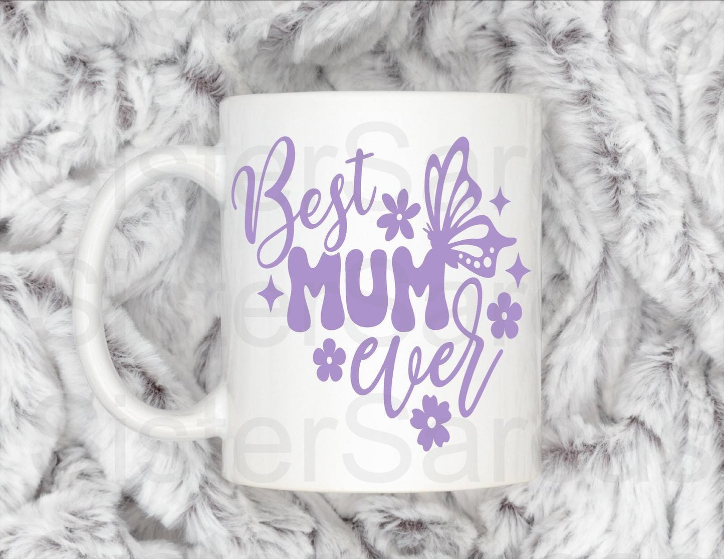 Best Mum Ever Floral Mug - Mother’s Day Gift - Mum Gift - Gift For Mum - Mothers Day - Personalised Mug