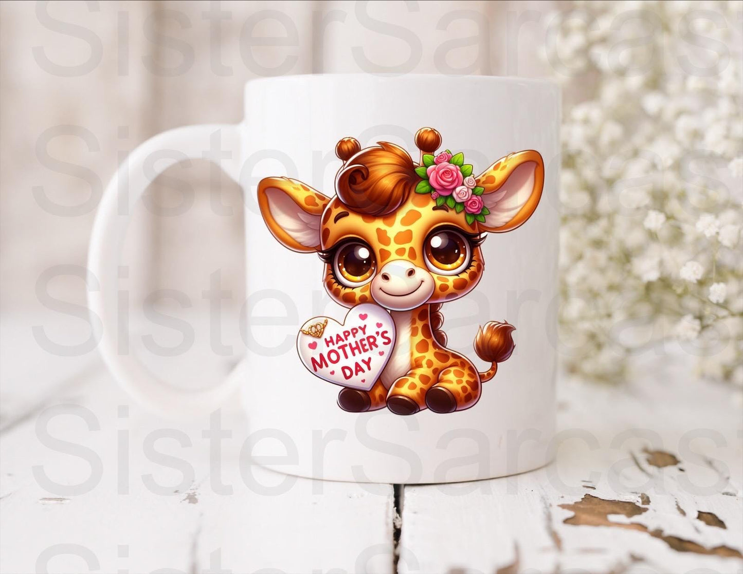 Mum Love From Your Little Giraffe - Mother’s Day Gift - Funny Gift - Personalised Mug - Mum Gift - Gift For Mum - Mothers Day Gift