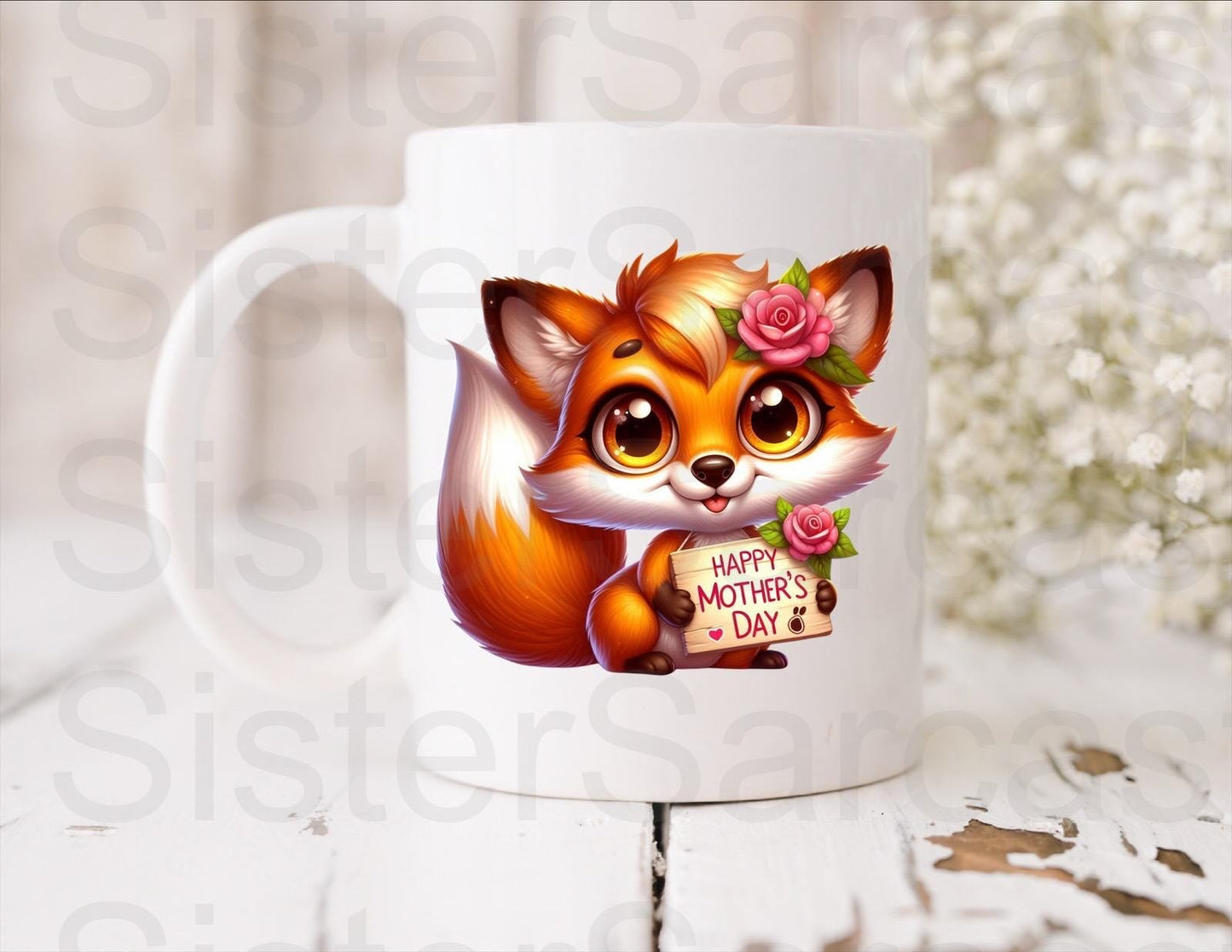 Mum Love From Your Little Fox - Mother’s Day Gift - Funny Gift - Personalised Mug - Mum Gift - Gift For Mum - Mothers Day Gift