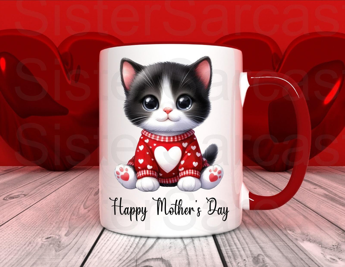 Mother’s Day Gift - Gift From The Cat - Happy Mother’s Day - Cat Mum Gift - Cat Gift - Funny Gift - Personalised Mug