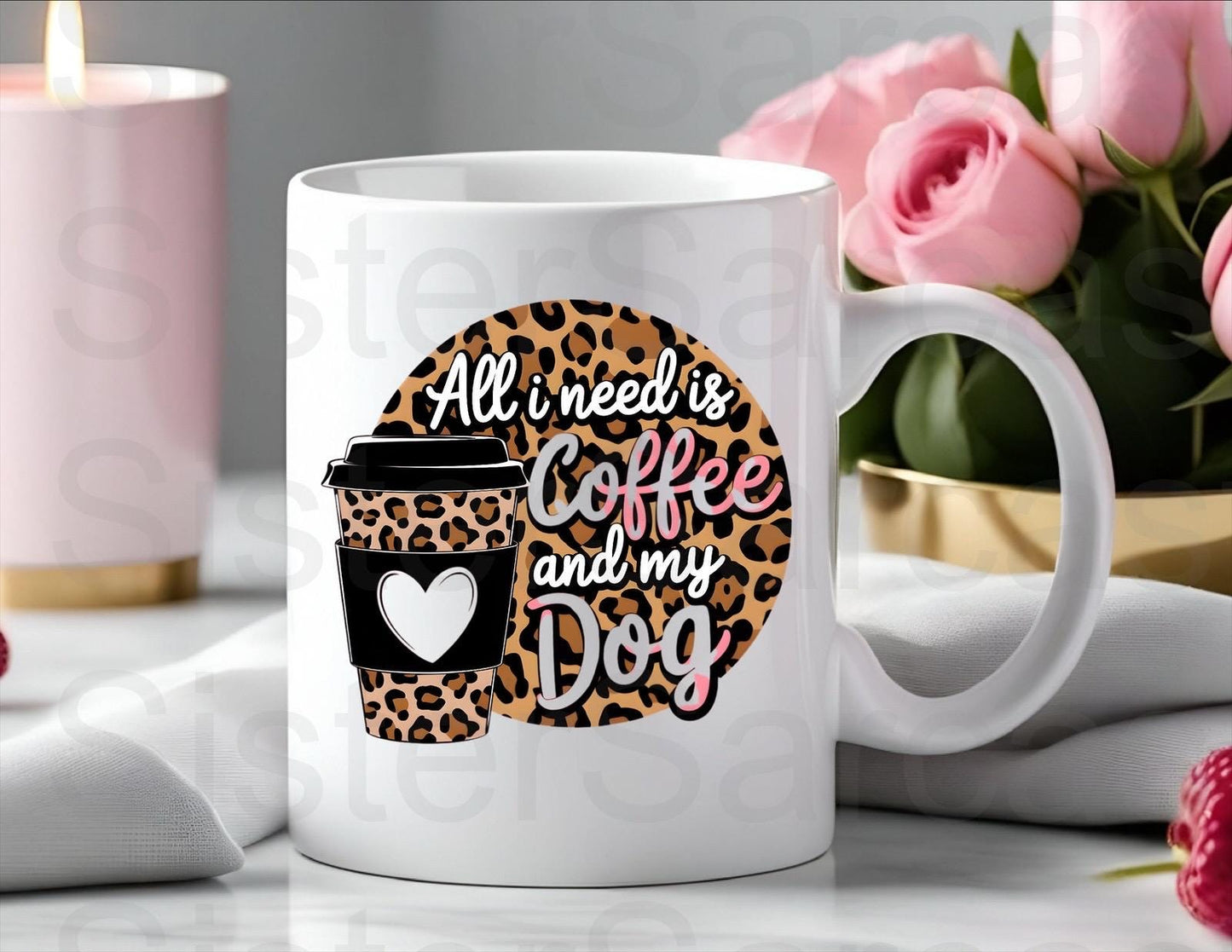 Mother’s Day Gift - All I Need Is Coffee And My Dog - Dog Mum Gift - Mothers Day - Funny Gift - Personalised Mug - Birthday Gift