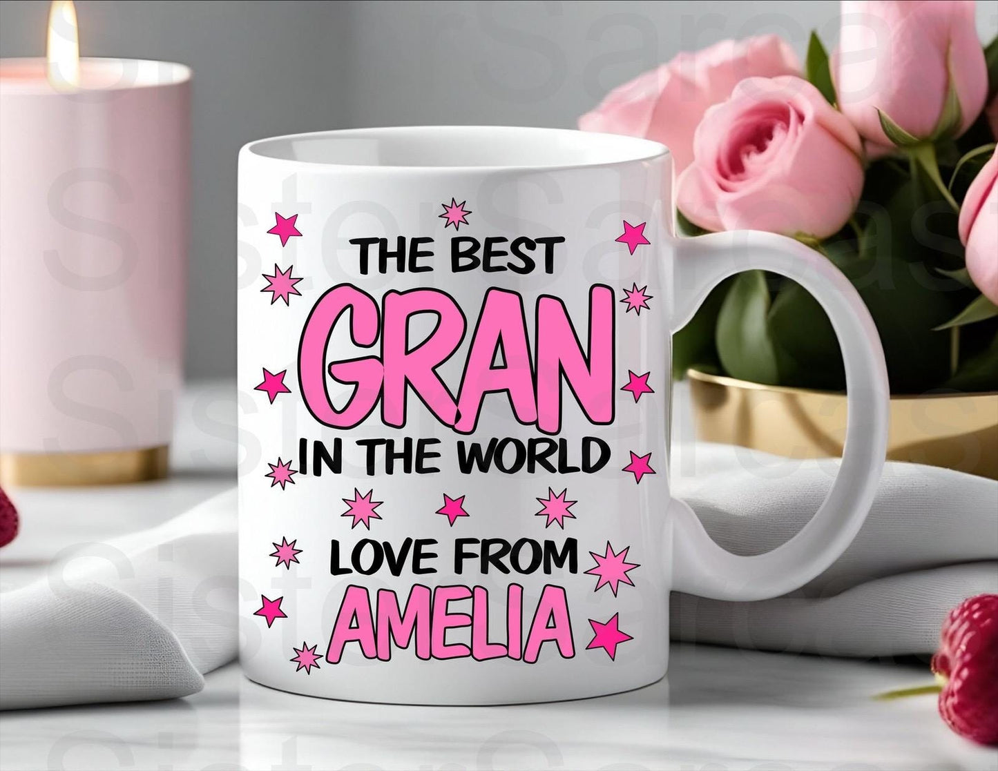 Best Gran In The World - Birthday Gift - Gran Gift - Personalised Mug - Grandparents Gift - Gift For Gran - Mother’s Day Gift