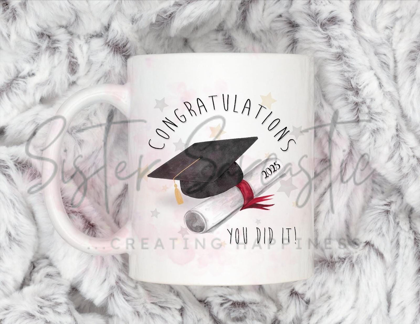 Graduation 2025 Gift - Personalised Mug - Congratulations Gift - School Leaver - College - University - Leavers Present