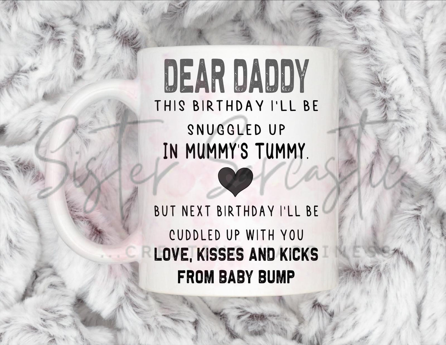 Daddy To Be Gift - Father’s Day - Gift From Bump - Fathers Day - Personalised Mug - Birthday Present - Gift For Daddy
