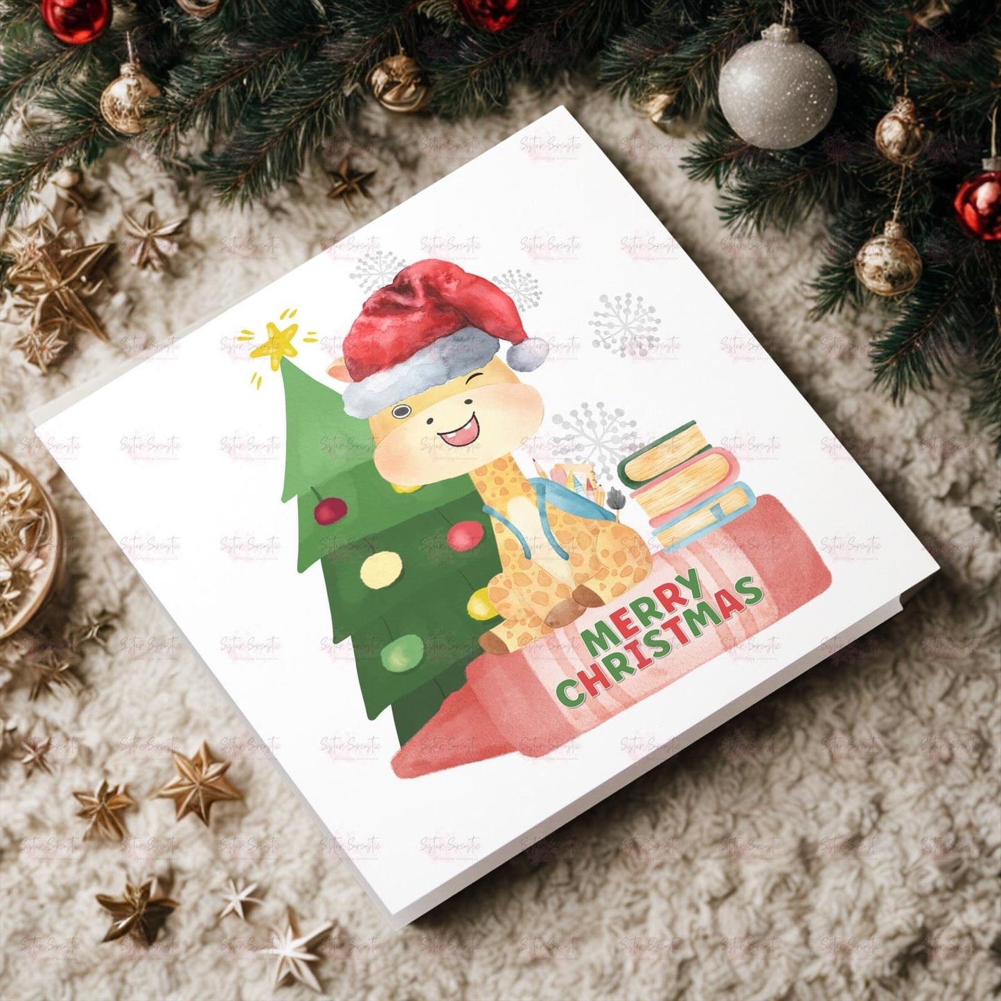 Personalised Kids Christmas Decoration – Grandson Santa Christmas Gift - Custom Bauble Gift for Boys - Stocking Filler - Christmas Eve Box