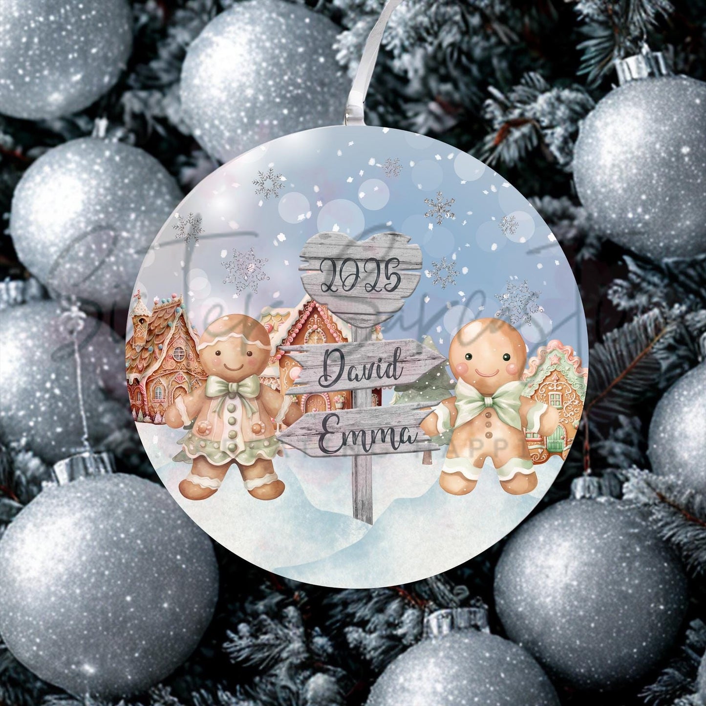 Personalised Christmas Decoration – Family Christmas Gift - Custom Bauble Gift - Stocking Filler - Christmas Eve Box