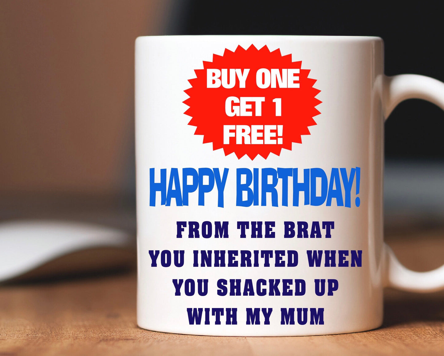 funny step-dad mug birthday gift