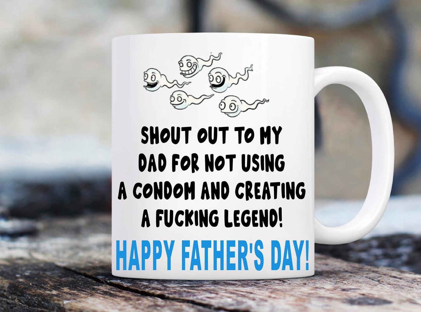 Father’s Day dad funny I’m a legend mug cup gift birthday present