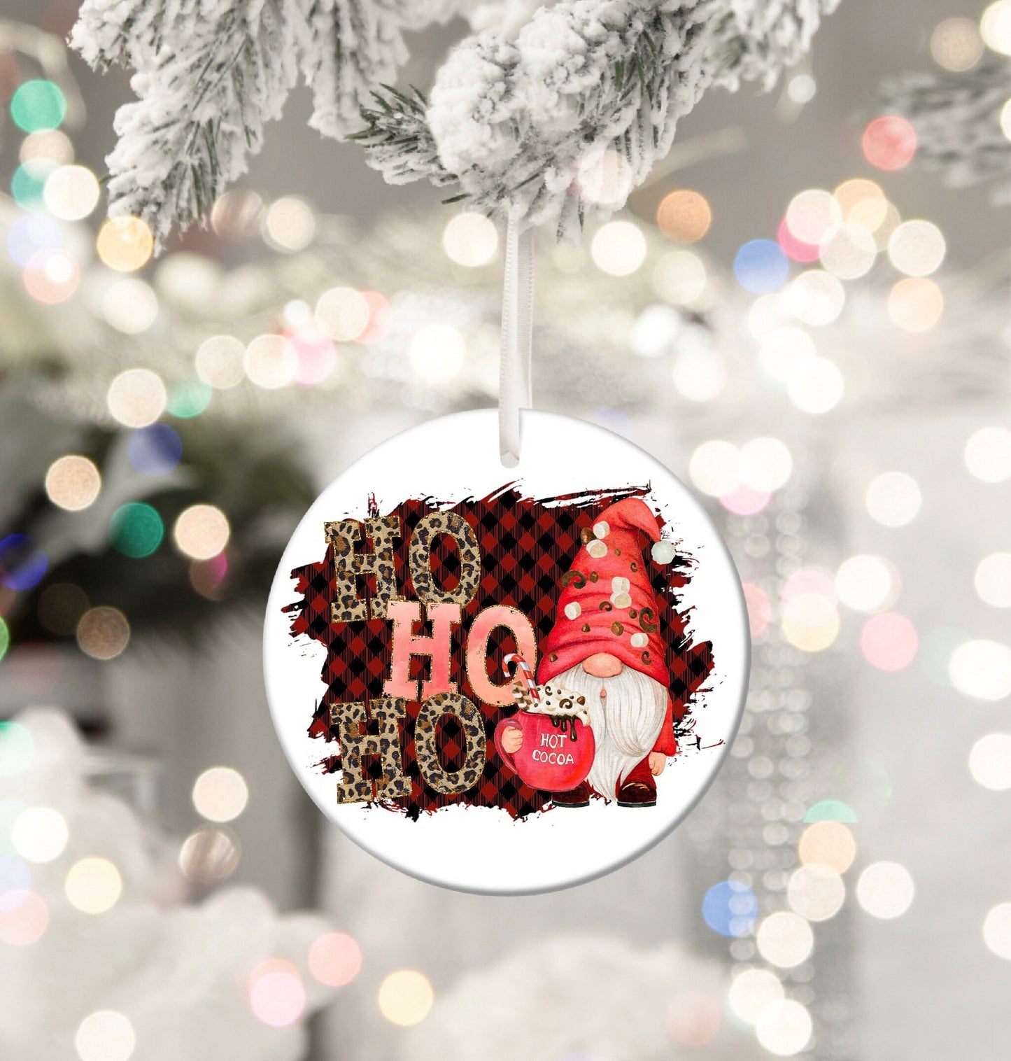 Gonk Gonks Gnome Gnomes Personalised Christmas Bauble Funny Gift Present Keepsake Novelty Christmas Tree Xmas For Him Her Family