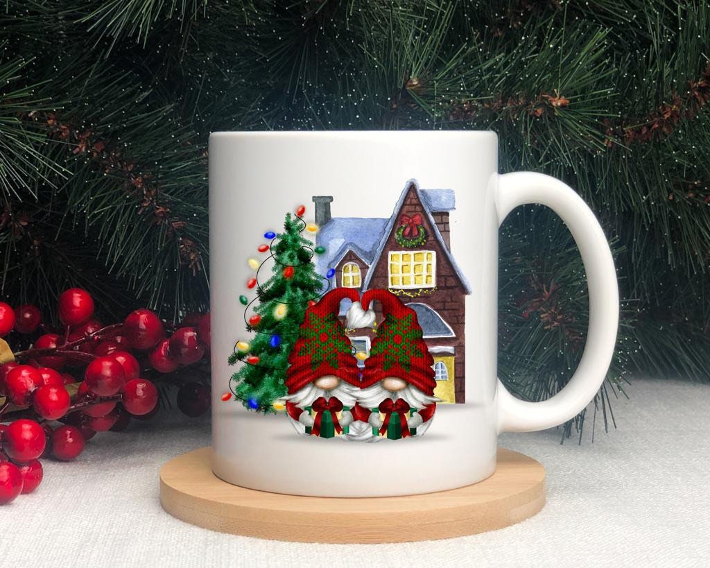 Christmas Mug Personalised Red Gonk Girlfriend Boyfriend Kids Son Daughter Mum Dad Mug Cup Gift Present Eve Gift Stocking Filler