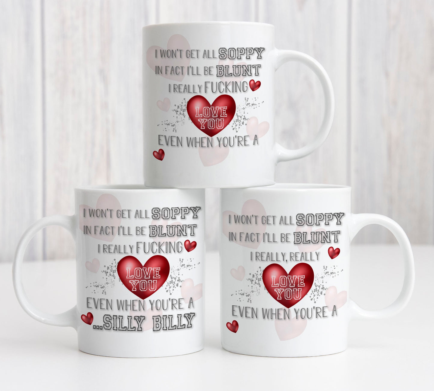 Valentine's Day Christmas Birthday Personalised Funny Rude Girlfriend Boyfriend Wife Husband Fiancé Fiancée Mug Cup Gift Present Gift