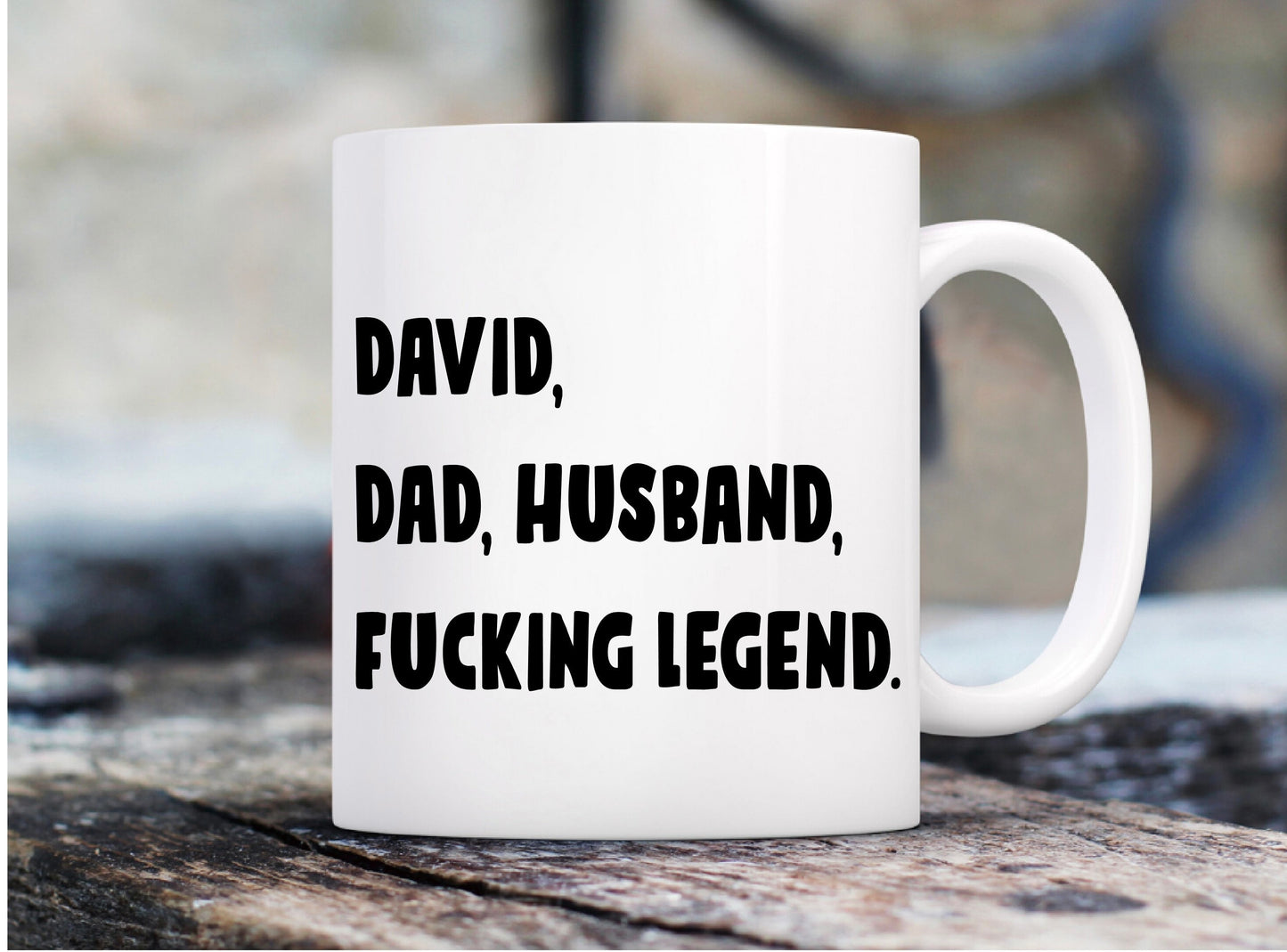 Dad Husband Partner Boyfriend Father’s Day funny rude mug cup birthday present Christmas gift